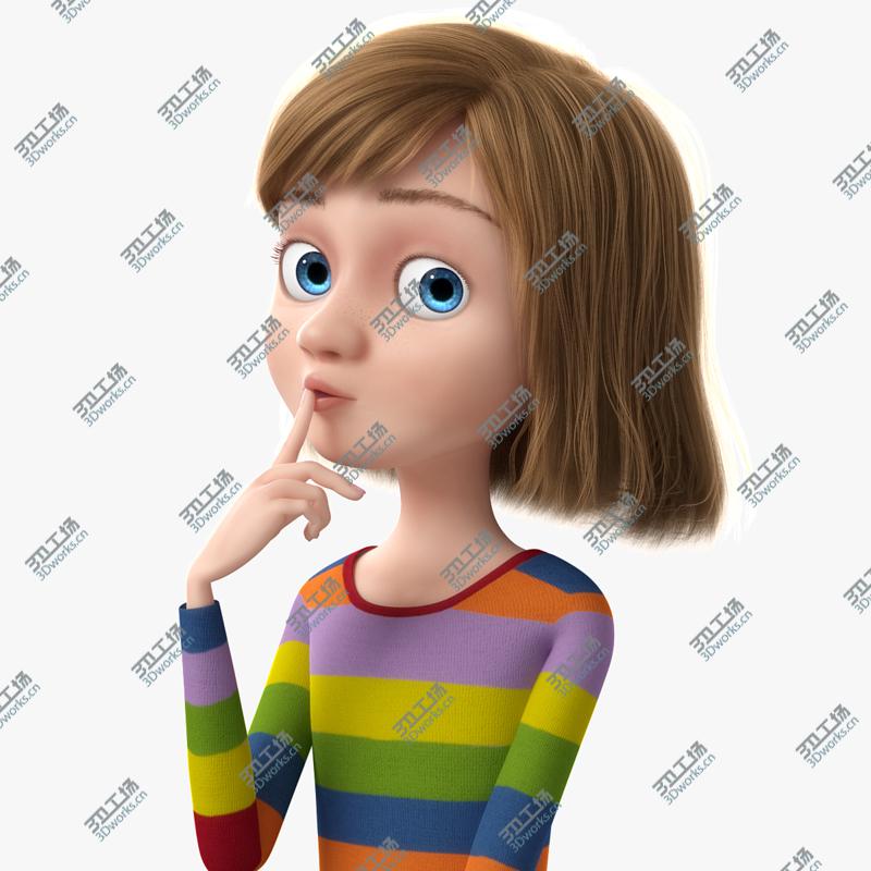 images/goods_img/20210114/3D Cartoon Girl Rigged model/1.jpg